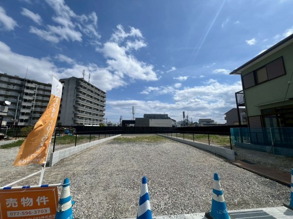 草津市橋岡町、土地の外観画像です