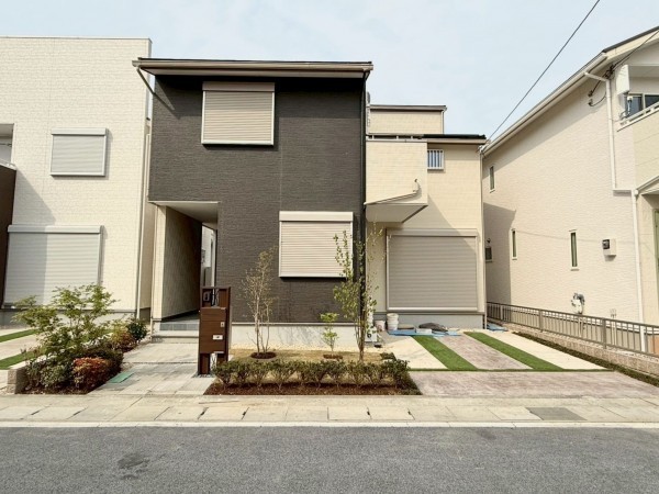 大津市月輪、新築一戸建ての外観画像です