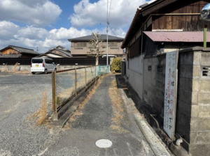 草津市木川町、土地の画像です