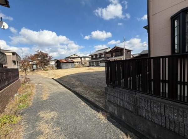 草津市木川町、土地の画像です