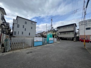 草津市矢橋町、新築一戸建ての外観画像です