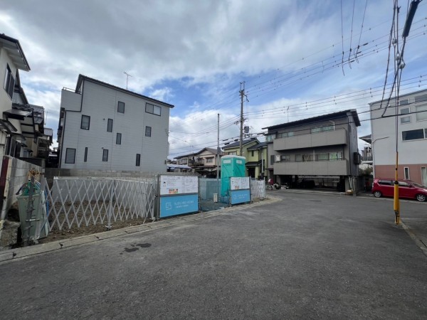 草津市矢橋町、新築一戸建ての外観画像です