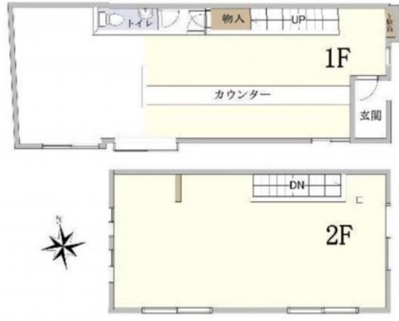 大津市栄町、中古一戸建ての間取り画像です