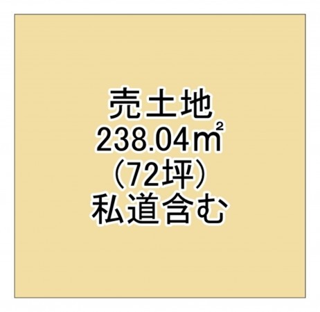 大津市本堅田、土地の間取り画像です