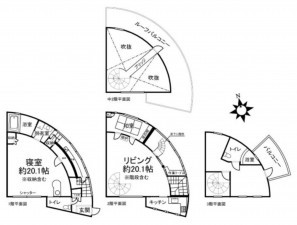 大津市千石台、中古一戸建ての間取り画像です
