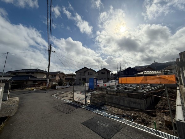 大津市木の岡町、新築一戸建ての外観画像です