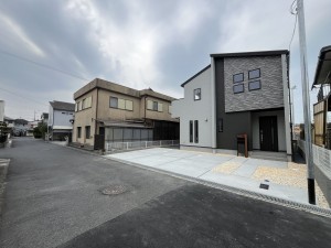 草津市木川町、新築一戸建ての外観画像です