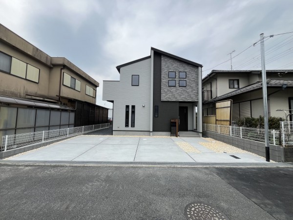 草津市木川町、新築一戸建ての外観画像です