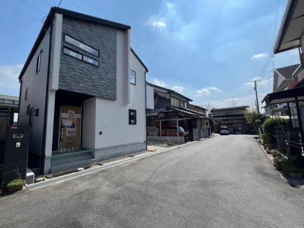 大津市坂本、新築一戸建ての外観画像です