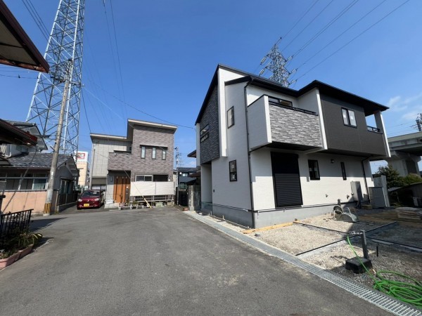 大津市坂本、新築一戸建ての外観画像です