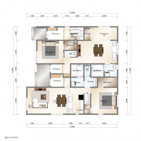 大津市中庄、土地の画像です