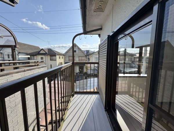 大津市一里山、中古一戸建てのバルコニー画像です