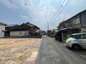 大津市本堅田、土地の画像です