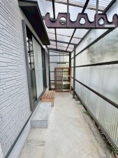 大津市大江、中古一戸建てのバルコニー画像です
