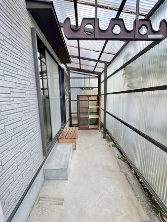 大津市大江、中古一戸建てのバルコニー画像です