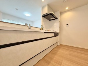草津市矢橋町、マンションのキッチン画像です