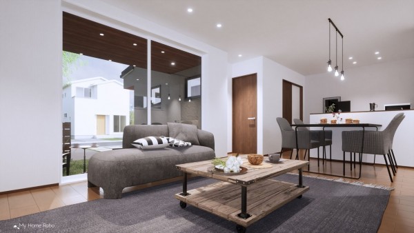 大津市仰木の里、土地の画像です