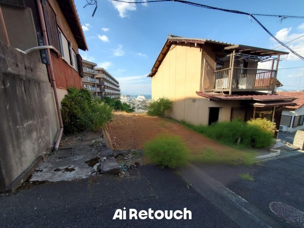 大津市本宮、土地の画像です