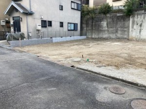 大津市湖城が丘、土地の画像です