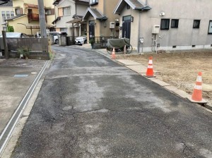 大津市湖城が丘、土地の画像です