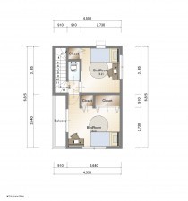 大津市二本松、土地の画像です
