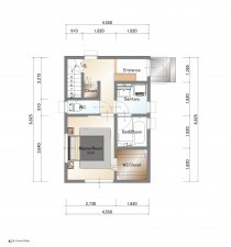 大津市二本松、土地の画像です