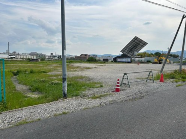草津市南笠町、土地の画像です
