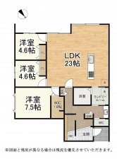 大津市瀬田、新築一戸建ての間取り画像です