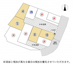 草津市矢橋町、土地の間取り画像です