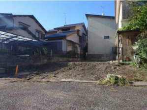 草津市野村、土地の画像です