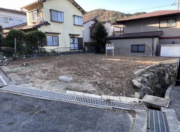 大津市若葉台、土地の画像です