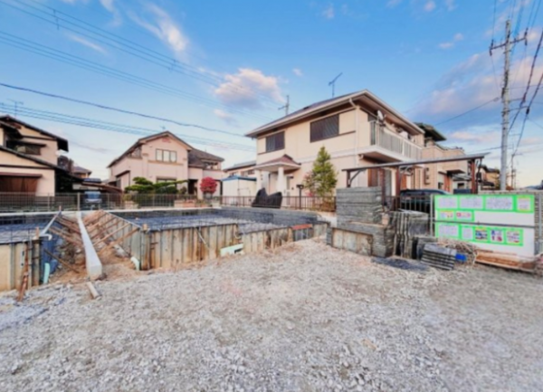 草津市平井、新築一戸建ての画像です