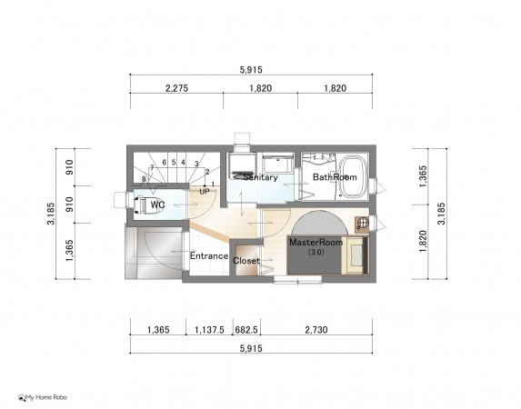 大津市本堅田、土地の画像です