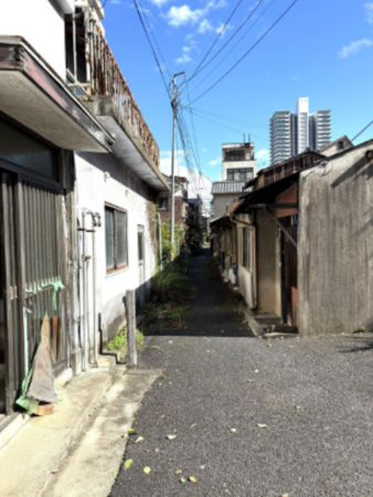 大津市逢坂、土地の画像です