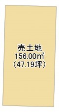 湖南市岡出、土地の間取り画像です