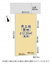 大津市松本、土地の間取り画像です