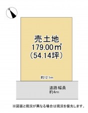 湖南市柑子袋東、土地の間取り画像です