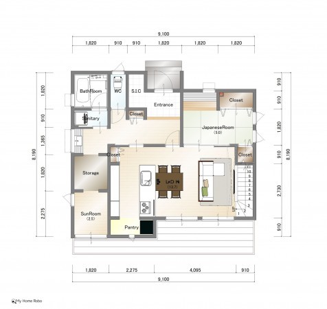 大津市木の岡町、土地の画像です