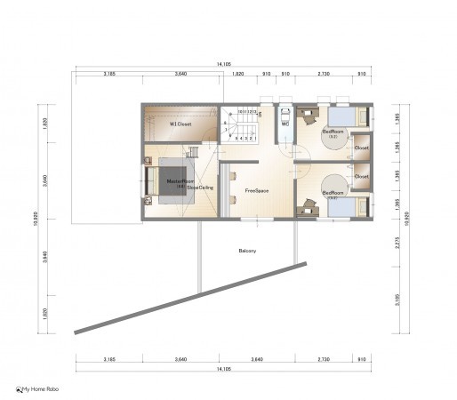 大津市本宮、土地の画像です