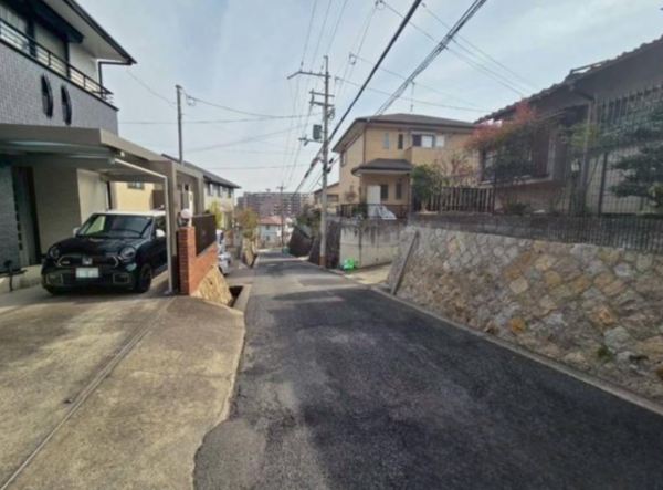 大津市本宮、土地の画像です