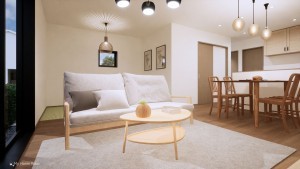 大津市弥生町、土地の画像です