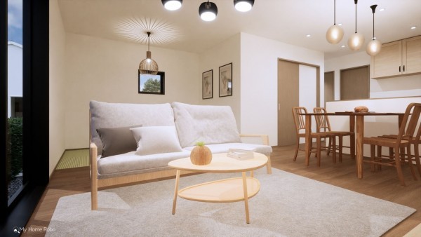 大津市弥生町、土地の画像です