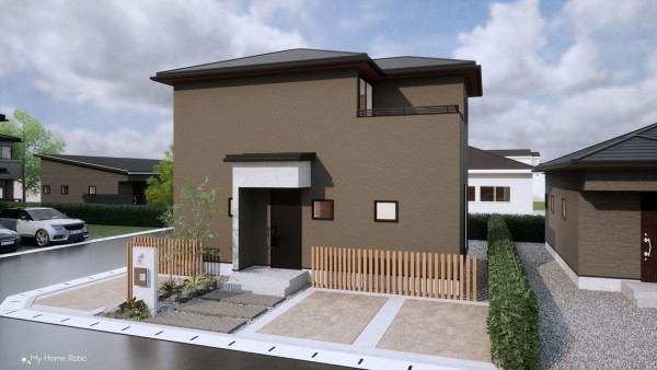 大津市弥生町、土地の画像です