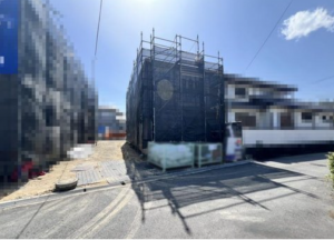 草津市上笠、新築一戸建ての画像です
