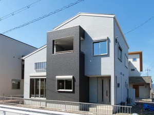草津市下笠町、新築一戸建ての画像です