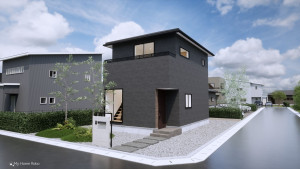 大津市坂本、新築一戸建ての画像です