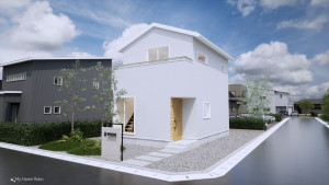 大津市坂本、新築一戸建ての画像です