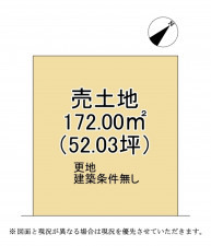 甲賀市甲南町、土地の間取り画像です