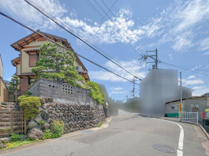 大津市湖城が丘、土地の画像です