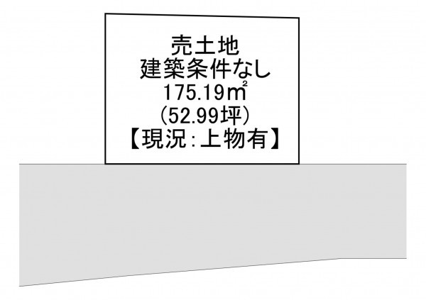 一宮市萩原町高木、土地の間取り画像です